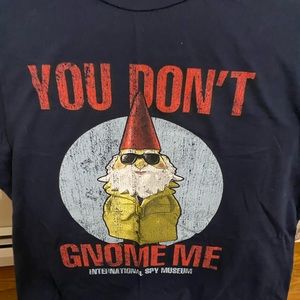 Gnome Novelty Shirt - XL - From The International Spy Museum in Washington DC